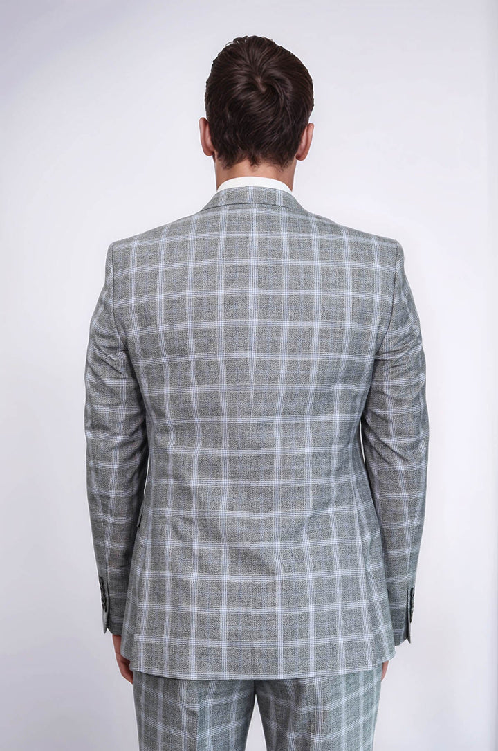 WSS Double Breasted Grey Suit  - Mexicali
