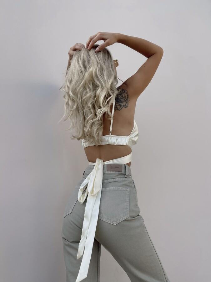 HLLY Women Grande Blouse Ecru - Lincoln Park