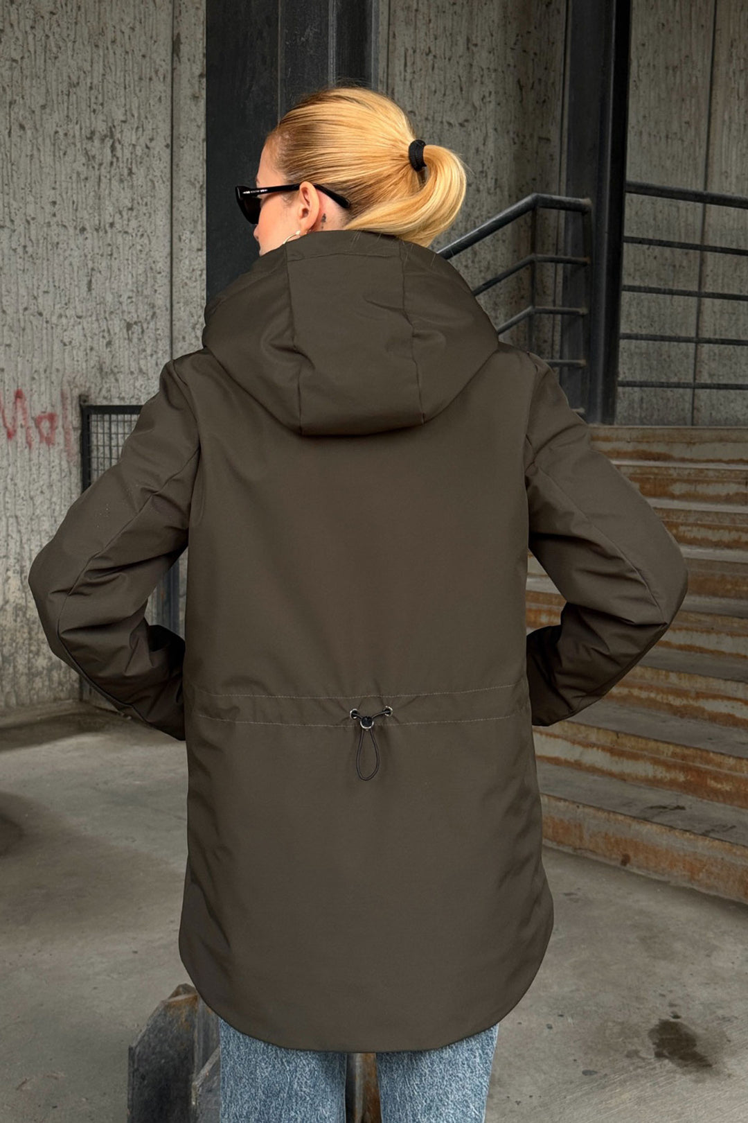 Bitter Coffee Double Pocket Hooded Jacket BCVL-254203 - Calimera
