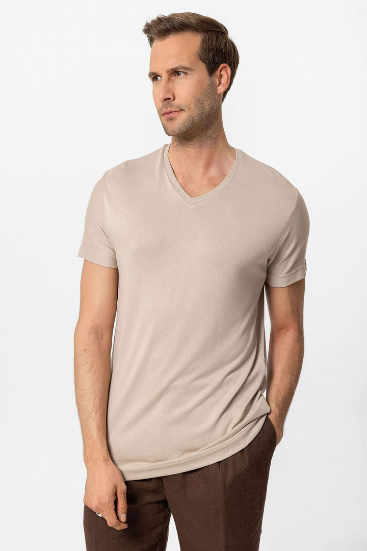 ANT Basic V-Neck Men's T-Shirt - Logroño