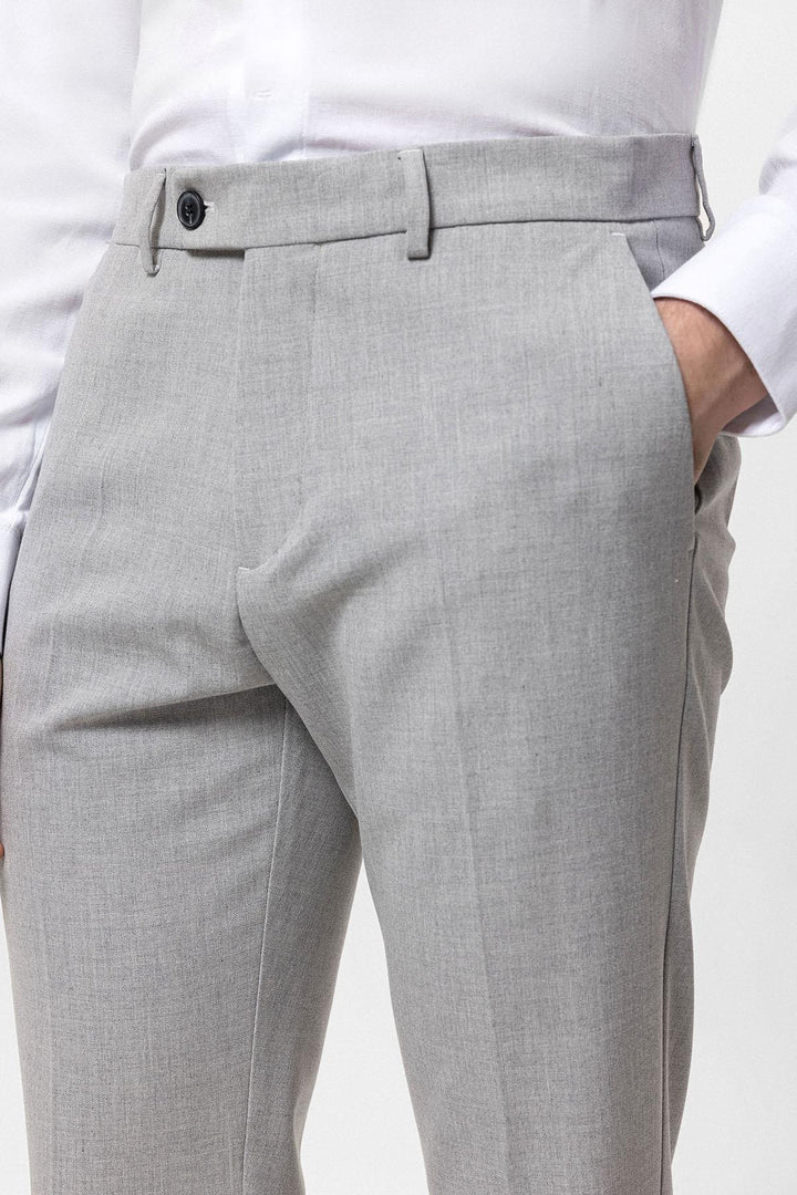 ANT Antioch Open Grey Men's Fabric Trousers - Arles