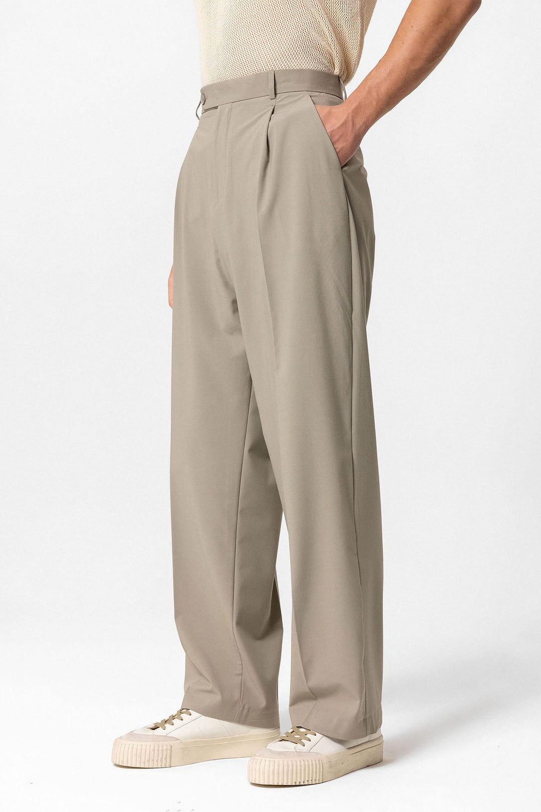 ANT Baggy High Waist Men's Fabric Pants - Dráma