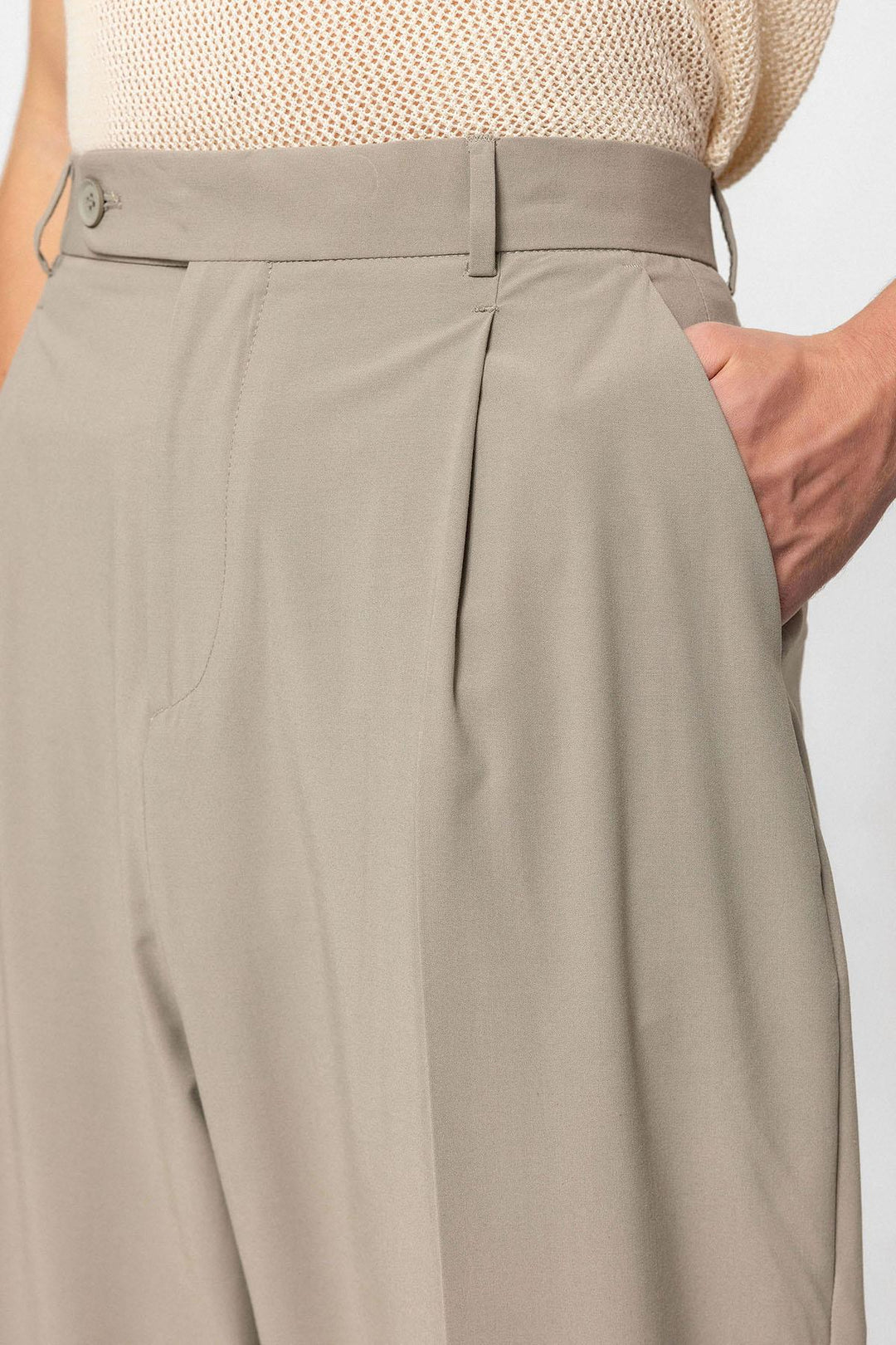 ANT Baggy High Waist Men's Fabric Pants - Dráma