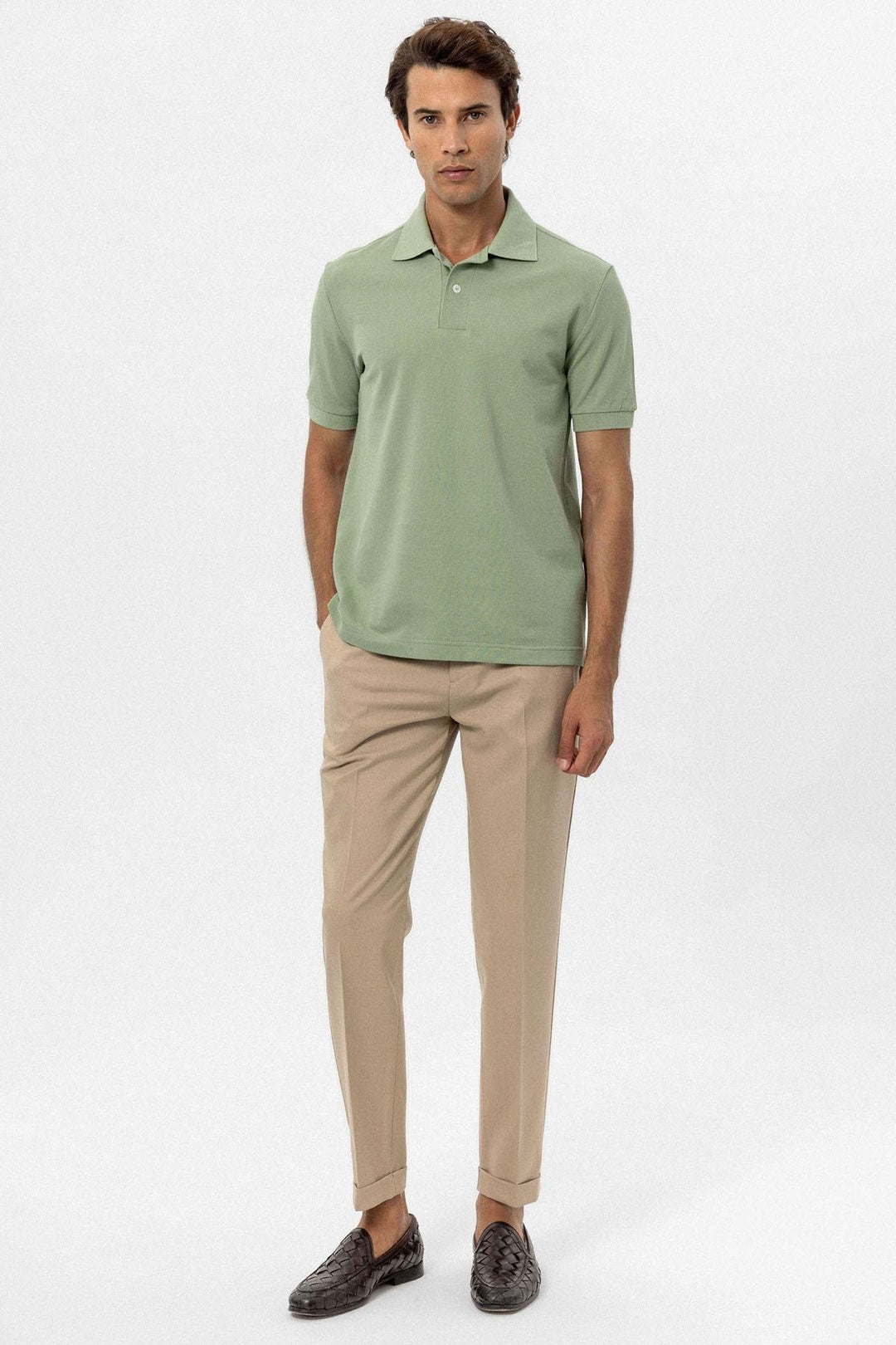 ANT Polo Collar Men's T-Shirt - Stuttgart