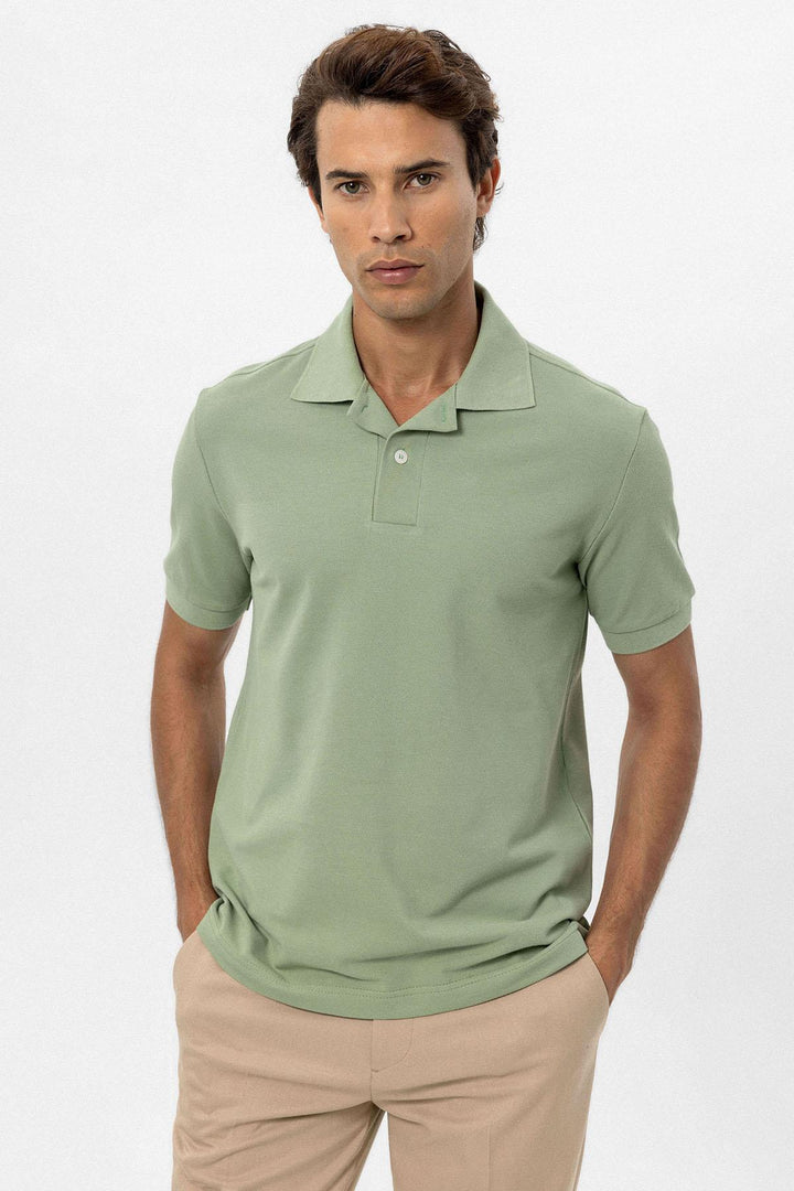 ANT Polo Collar Men's T-Shirt - Stuttgart