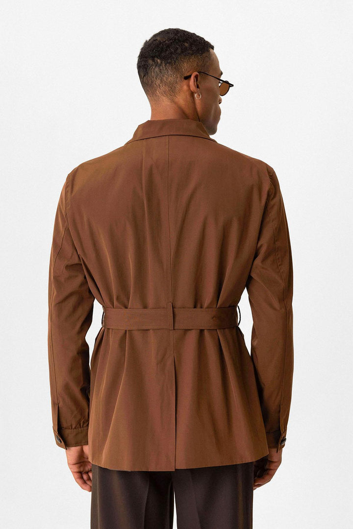 ANT Belted Safari Men's Trench Coat - Abbotsford