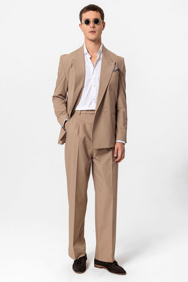 ANT Single Button Double-breasted Men's Blazer Jacket - Walkden