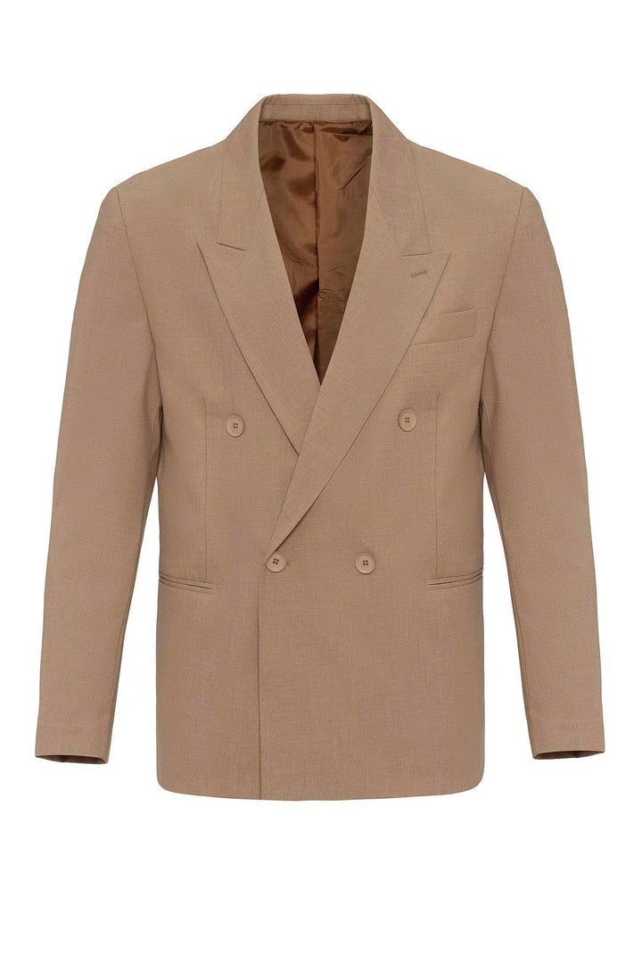 ANT Single Button Double-breasted Men's Blazer Jacket - Walkden
