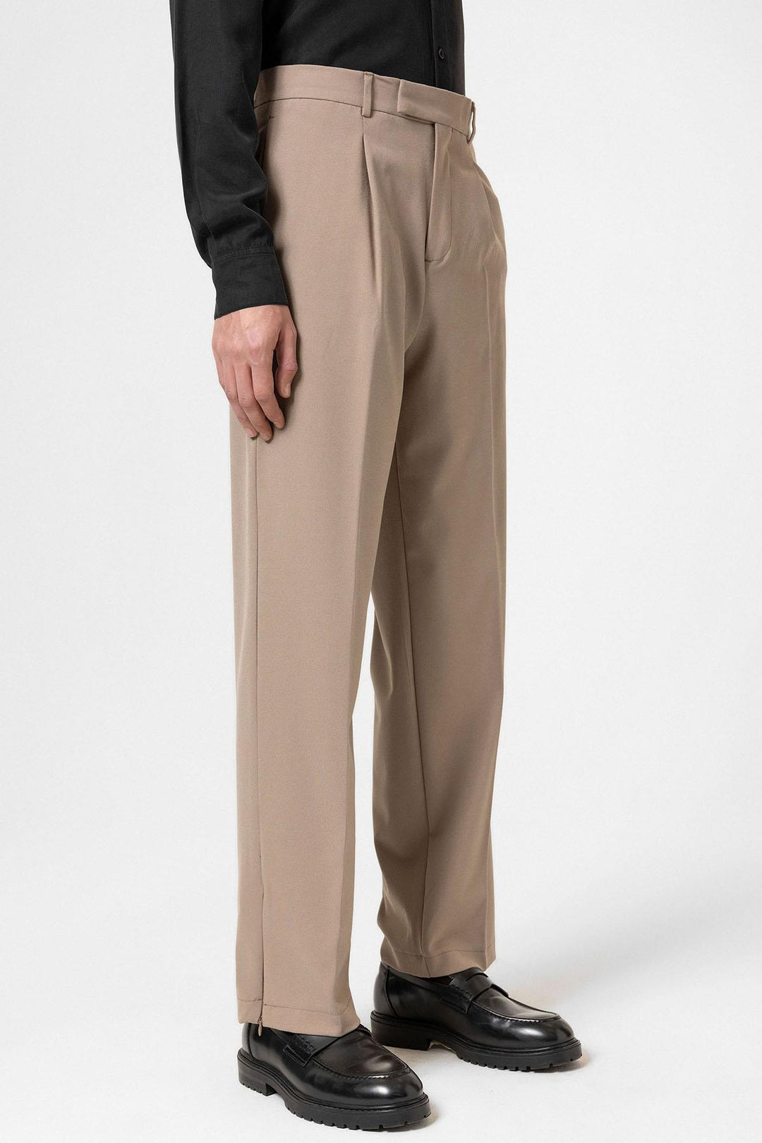 ANT Antioch Open Mink High Waist Zippered Men's Pants - Brant