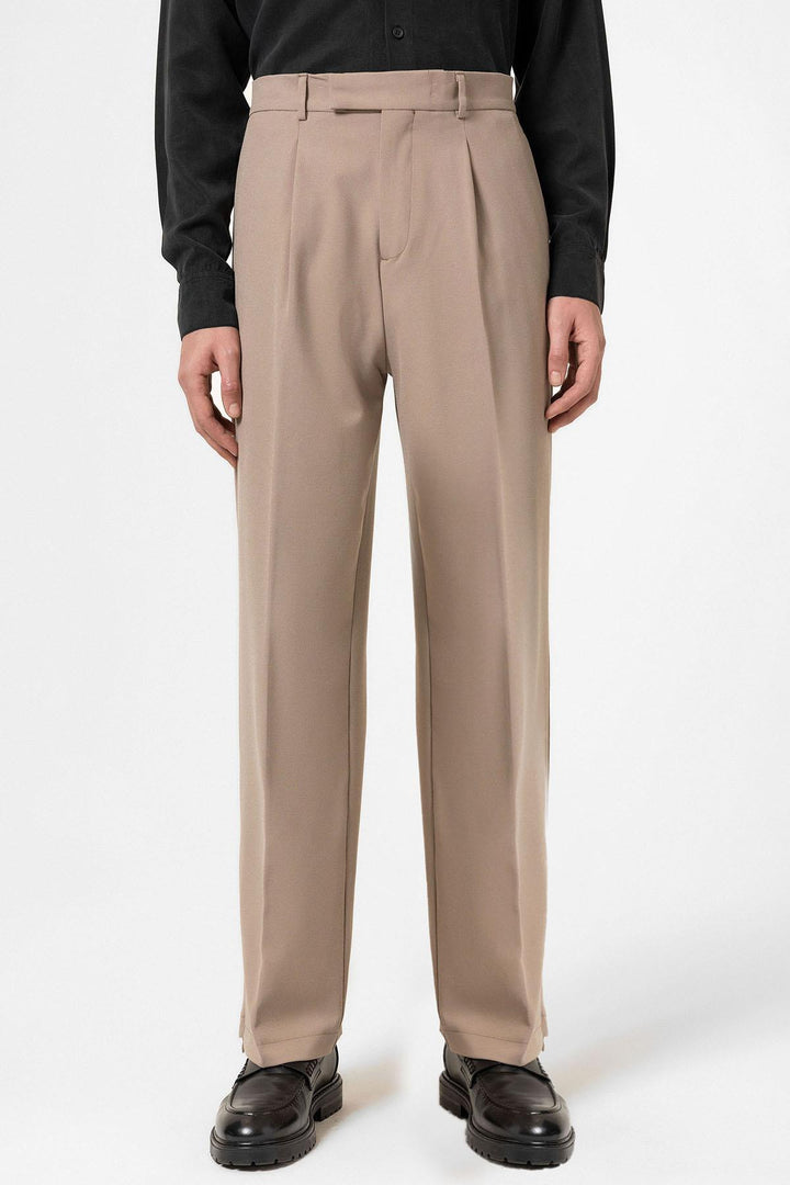 ANT Antioch Open Mink High Waist Zippered Men's Pants - Brant