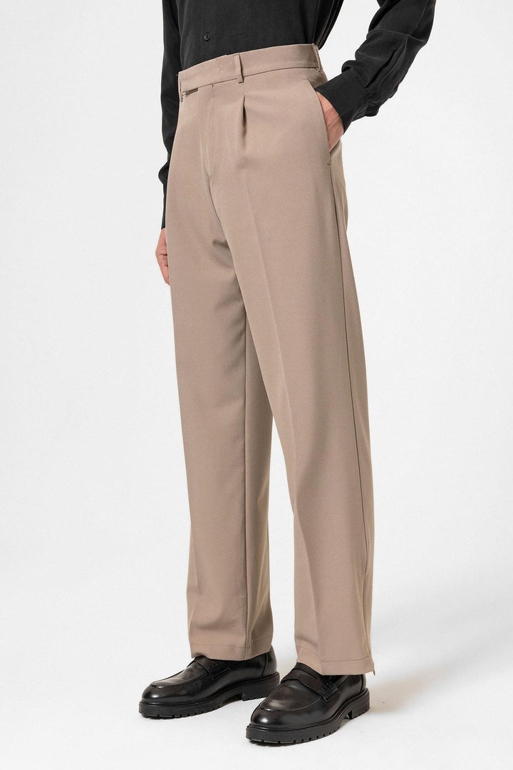 ANT Antioch Open Mink High Waist Zippered Men's Pants - Brant