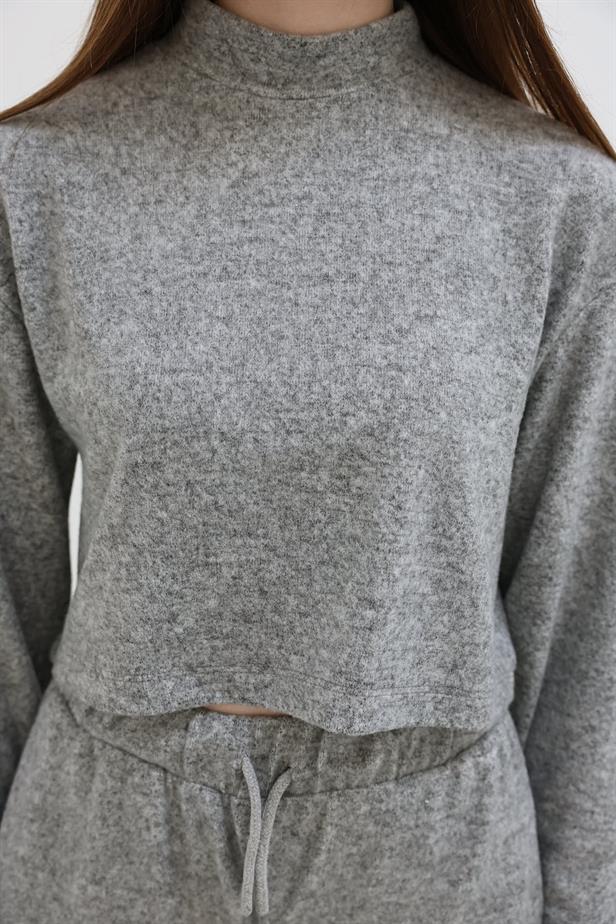 RYN Fisherman Collar Blouse - Gray - Pabellón de Arteaga