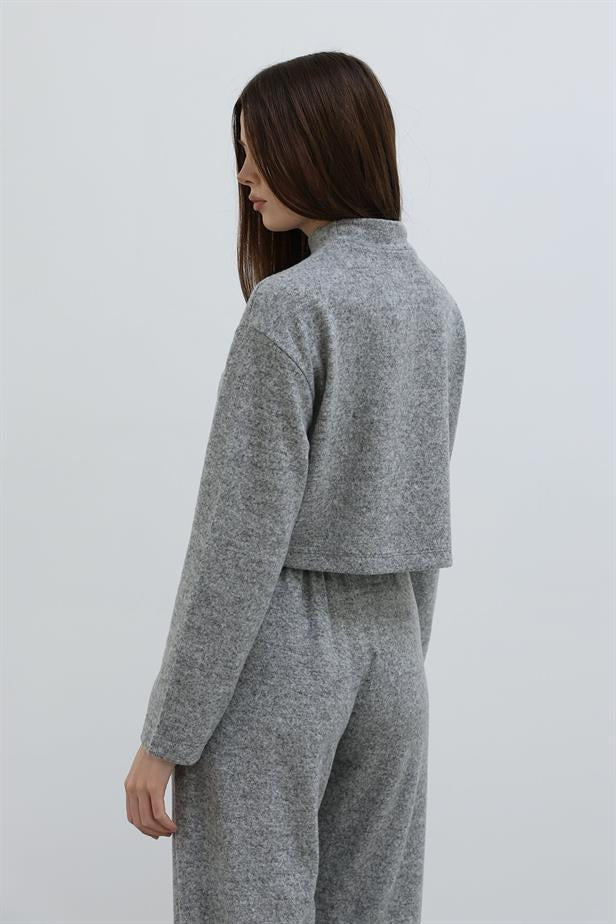 RYN Fisherman Collar Blouse - Gray - Pabellón de Arteaga