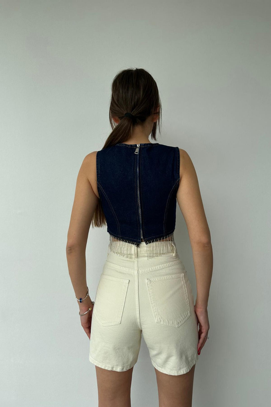ELS Six-Chain Blouse - Navy Blue - Miranda de Ebro