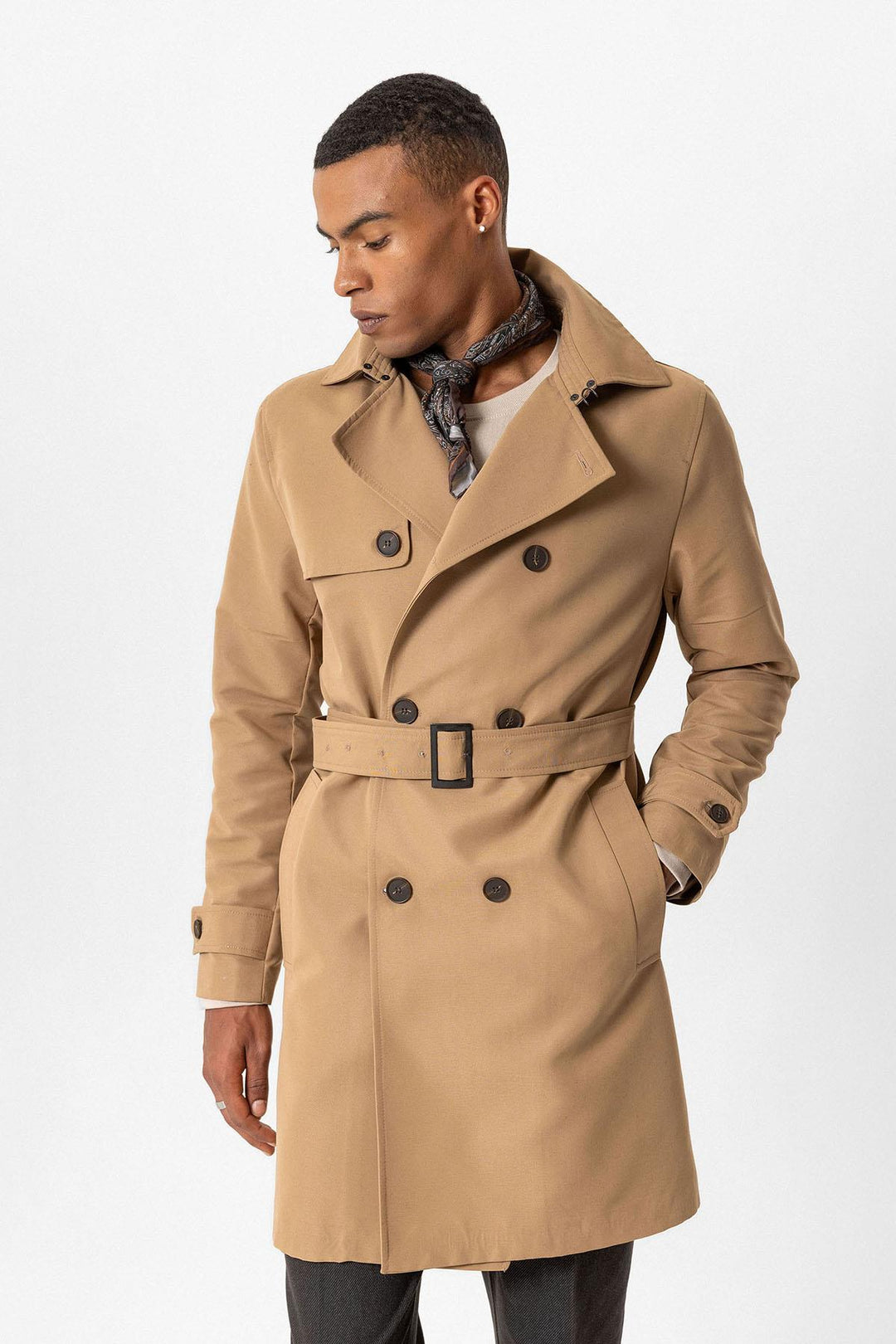 ANT Belted Double Breasted Trench Coat - Colmenar Viejo