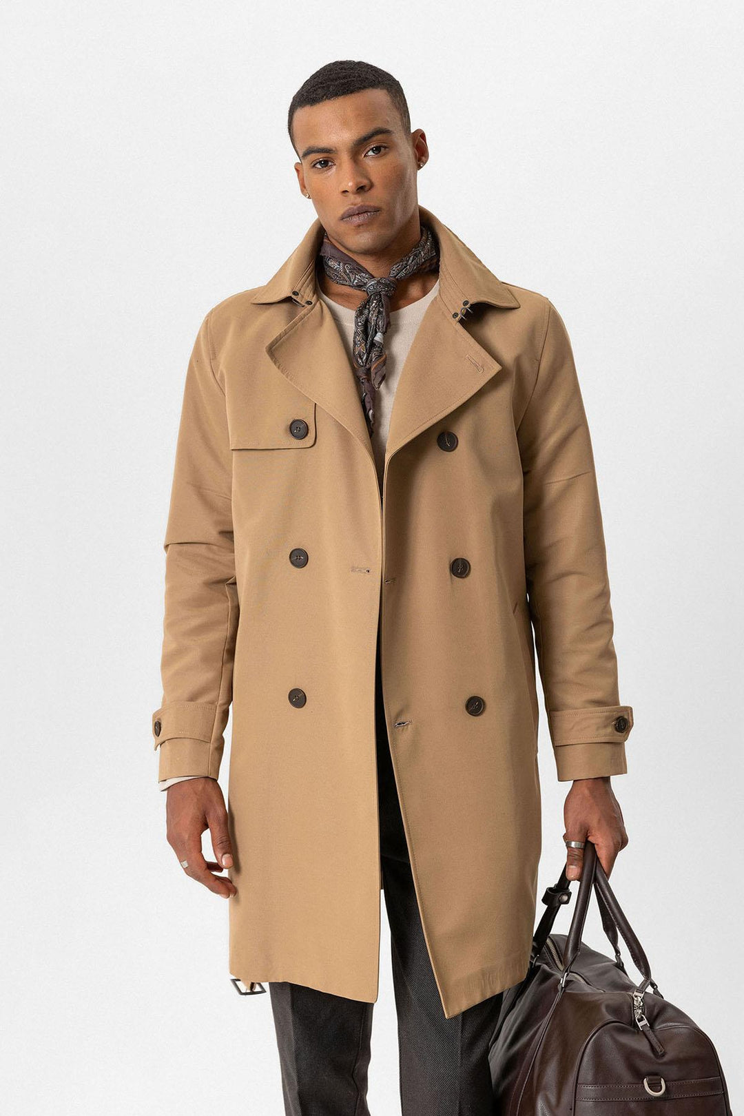 ANT Belted Double Breasted Trench Coat - Colmenar Viejo