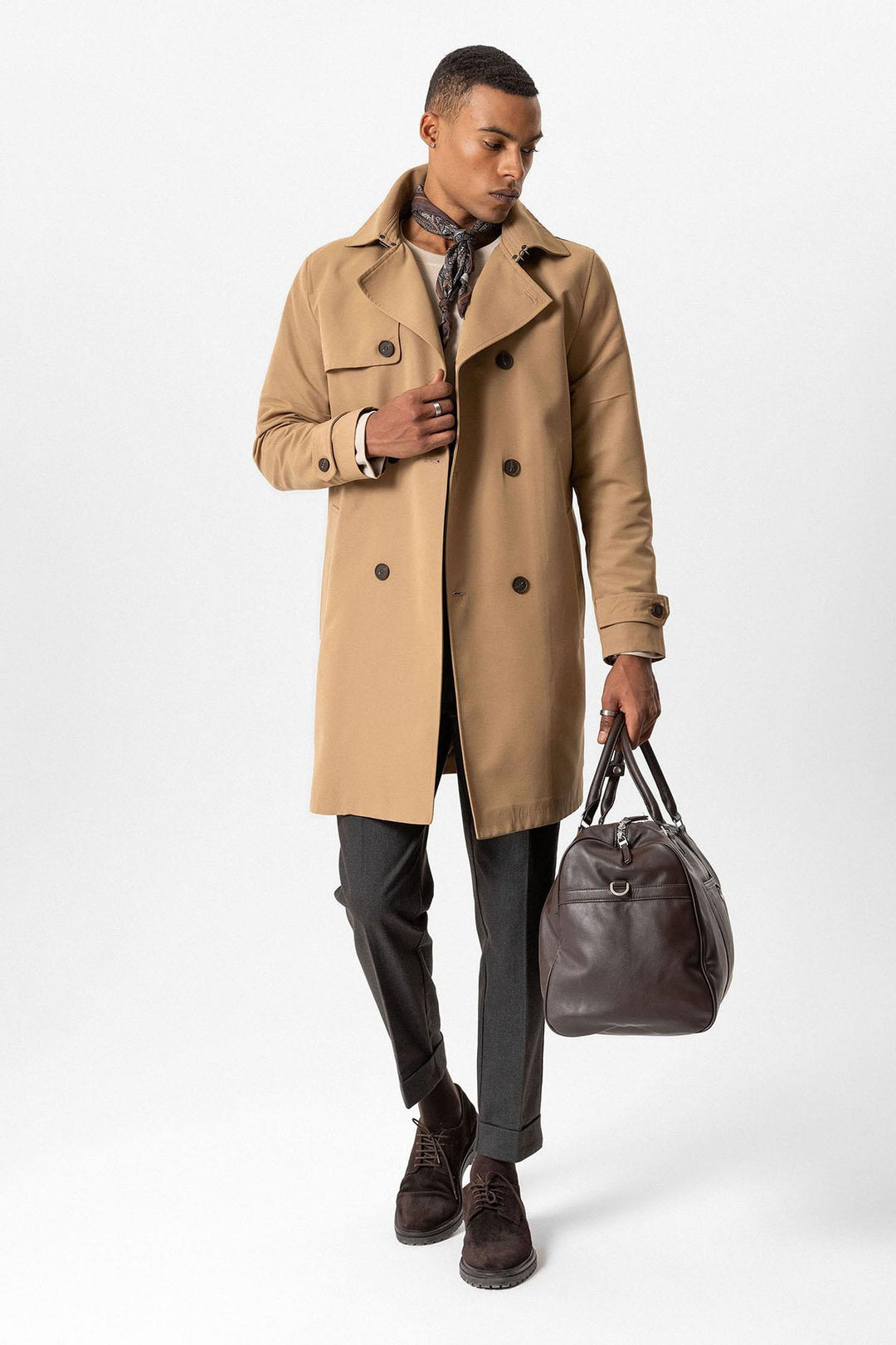 ANT Belted Double Breasted Trench Coat - Colmenar Viejo