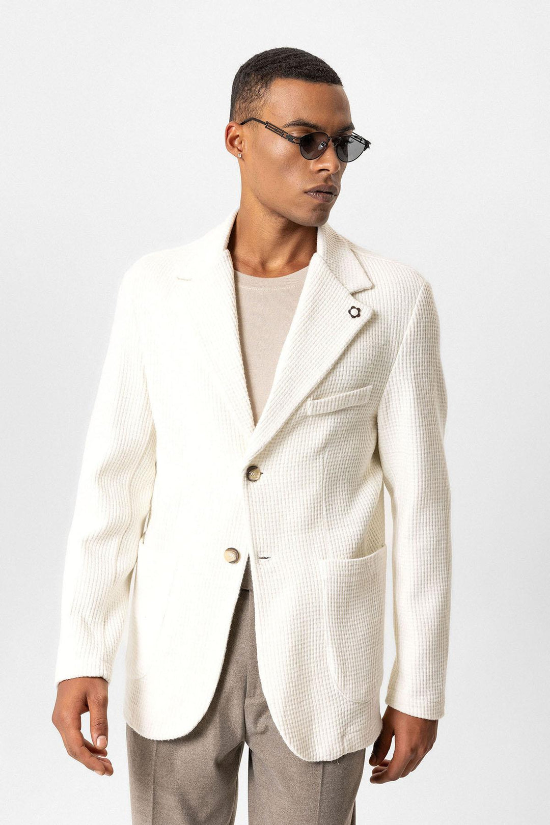 ANT Knitted Textured Men's Jacket - Valladolid