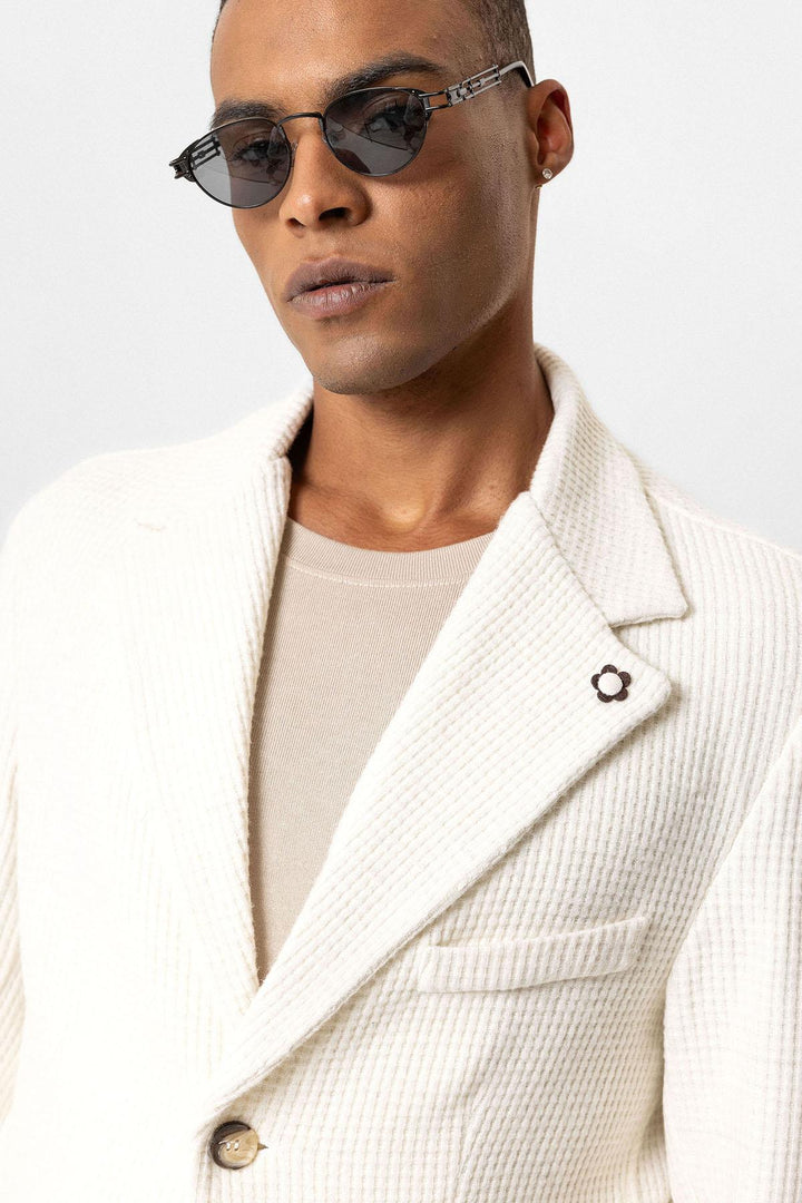 ANT Knitted Textured Men's Jacket - Valladolid