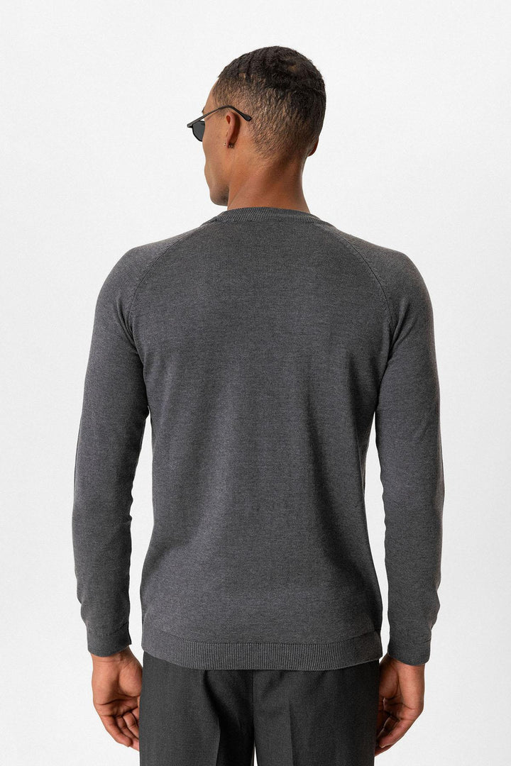 ANT Crew Neck Slim Fit Knitwear Sweater - Hicksville