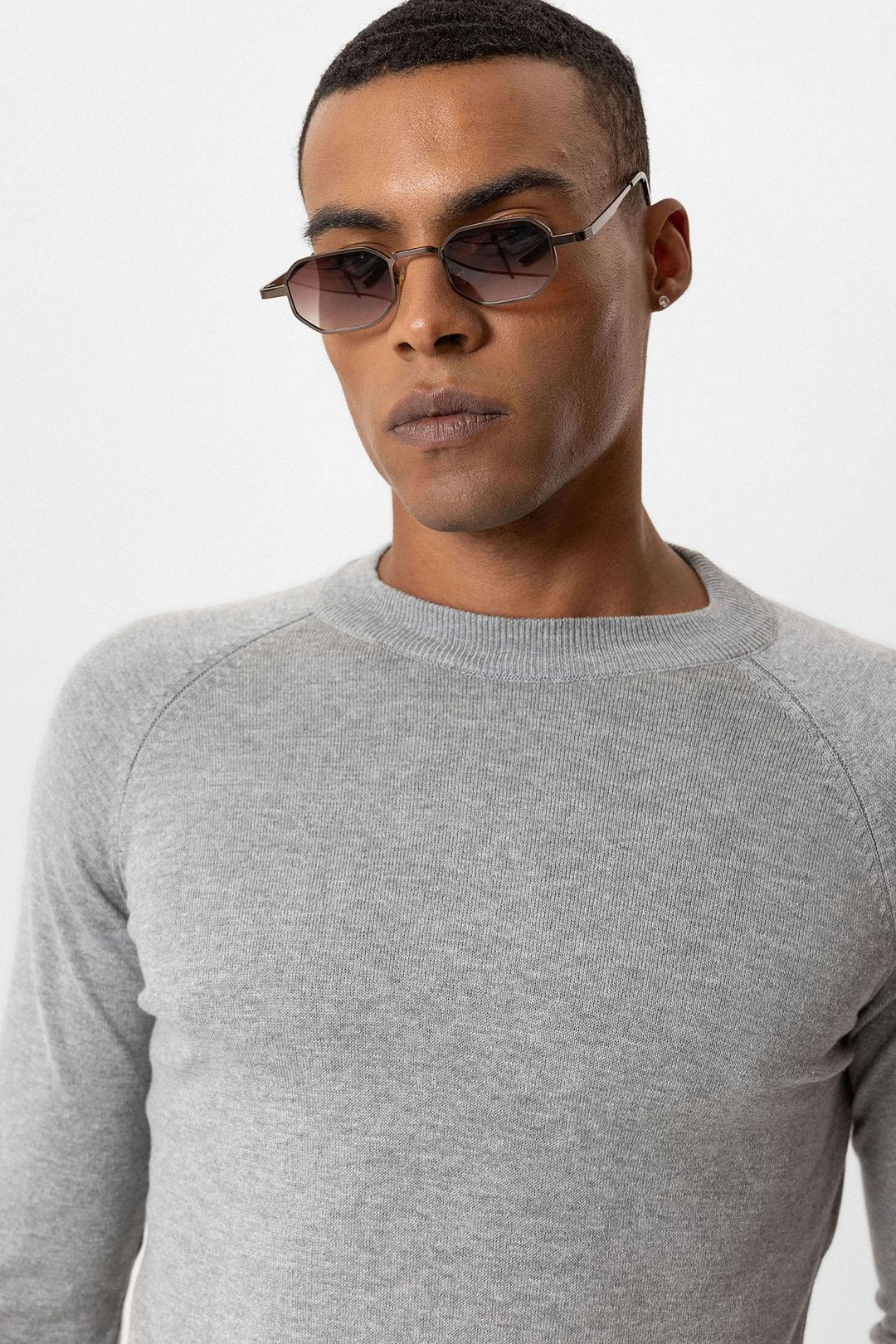 ANT Crew Neck Slim Fit Knitwear Sweater - Coppell