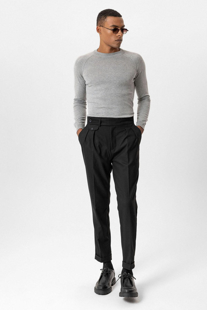 ANT Crew Neck Slim Fit Knitwear Sweater - Coppell