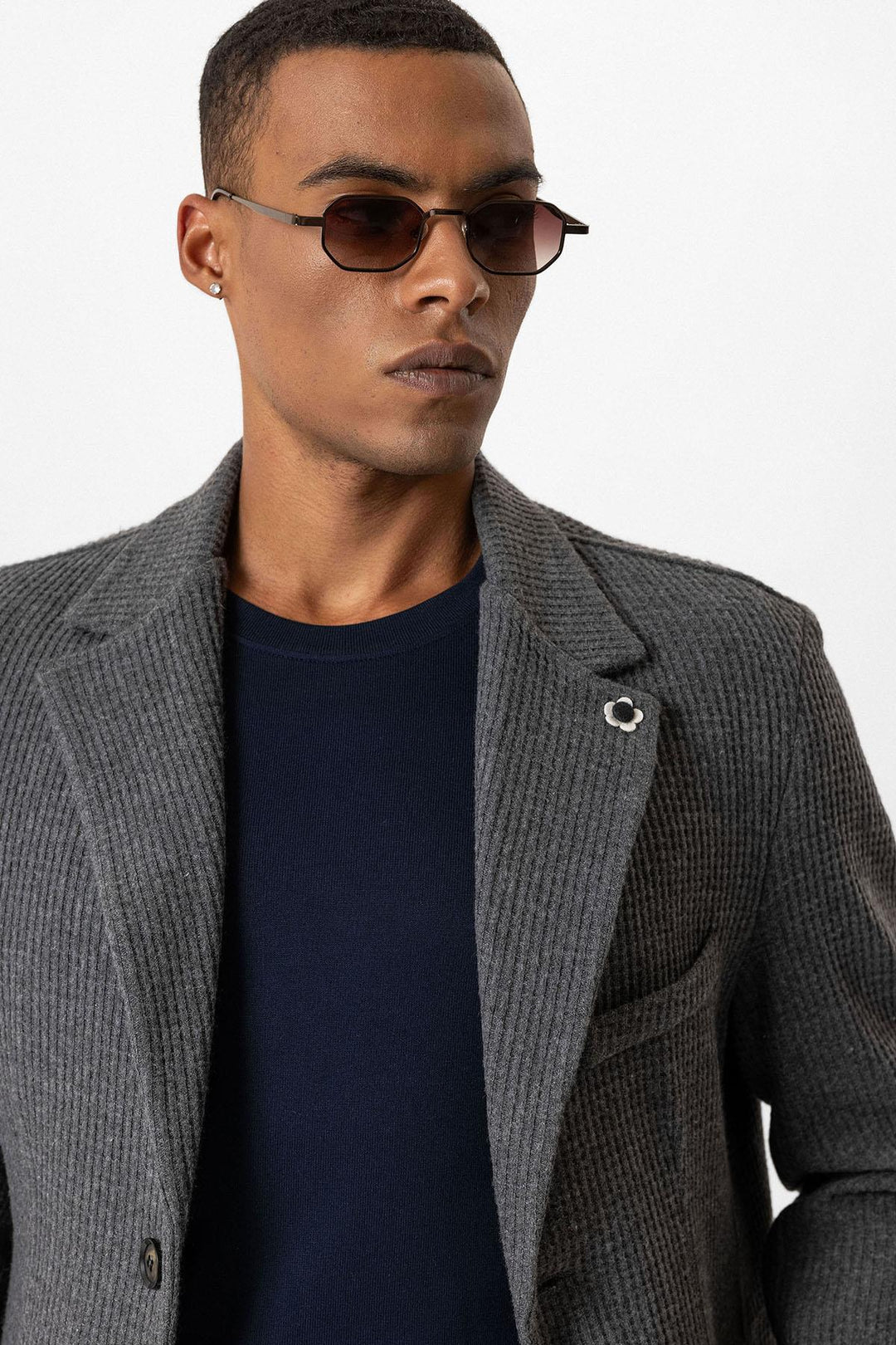 ANT Knitted Textured Men's Jacket - Pearland