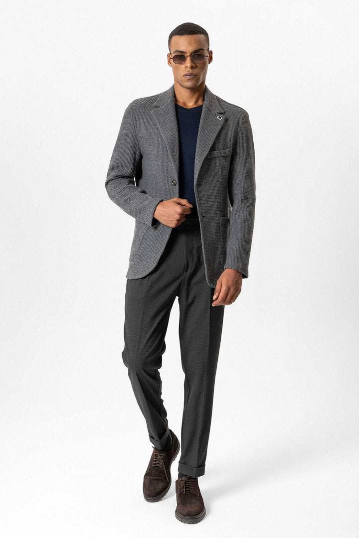ANT Knitted Textured Men's Jacket - Pearland