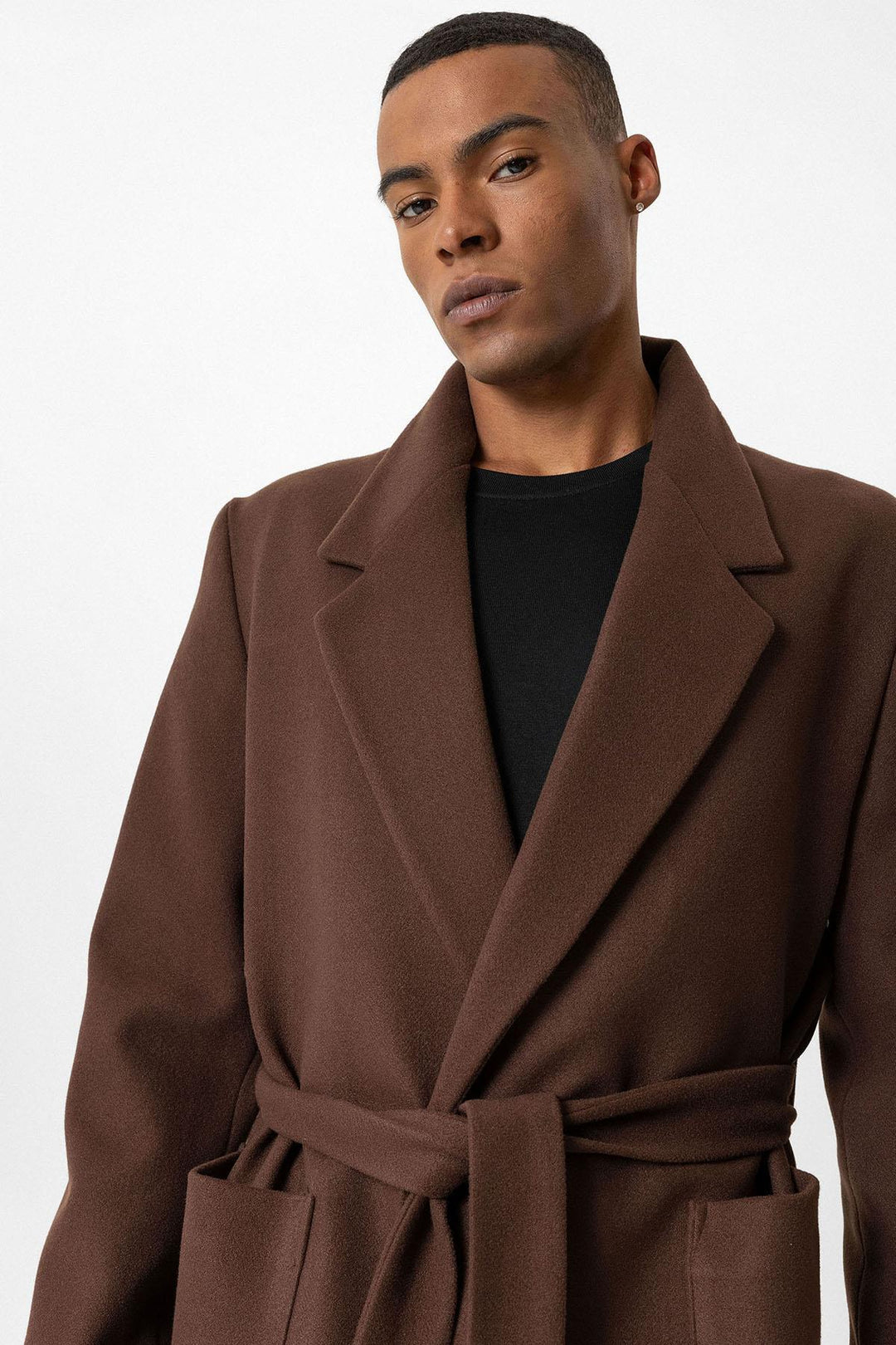ANT Belted Bag Pocketed Men's Coat - Monclova