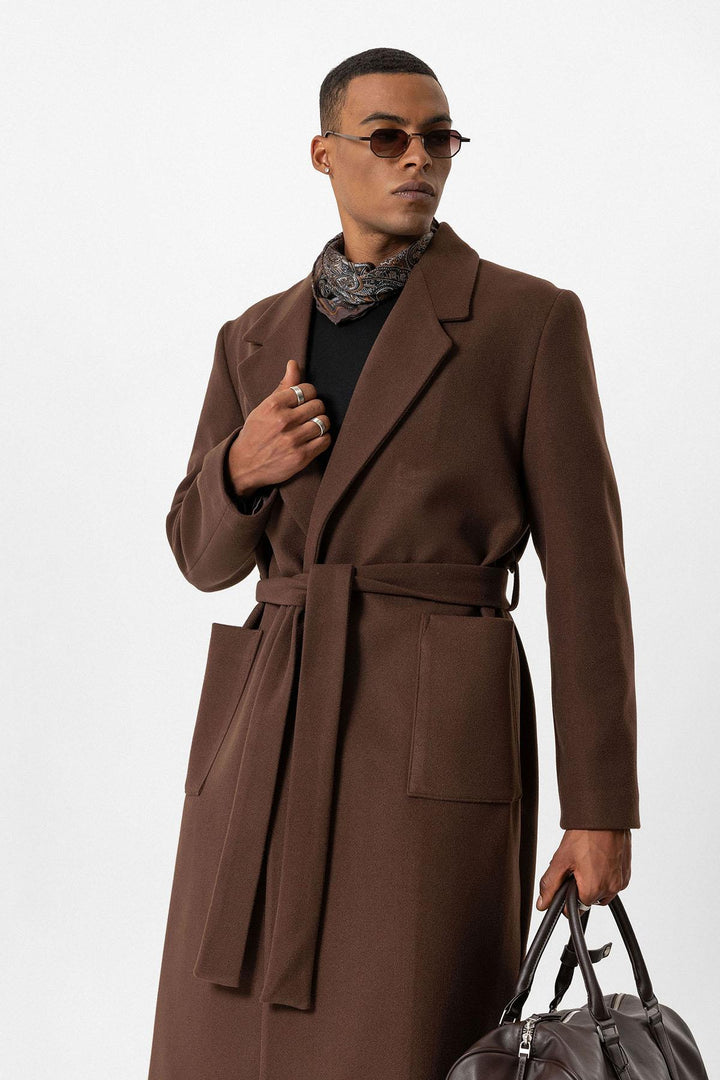 ANT Belted Bag Pocketed Men's Coat - Monclova
