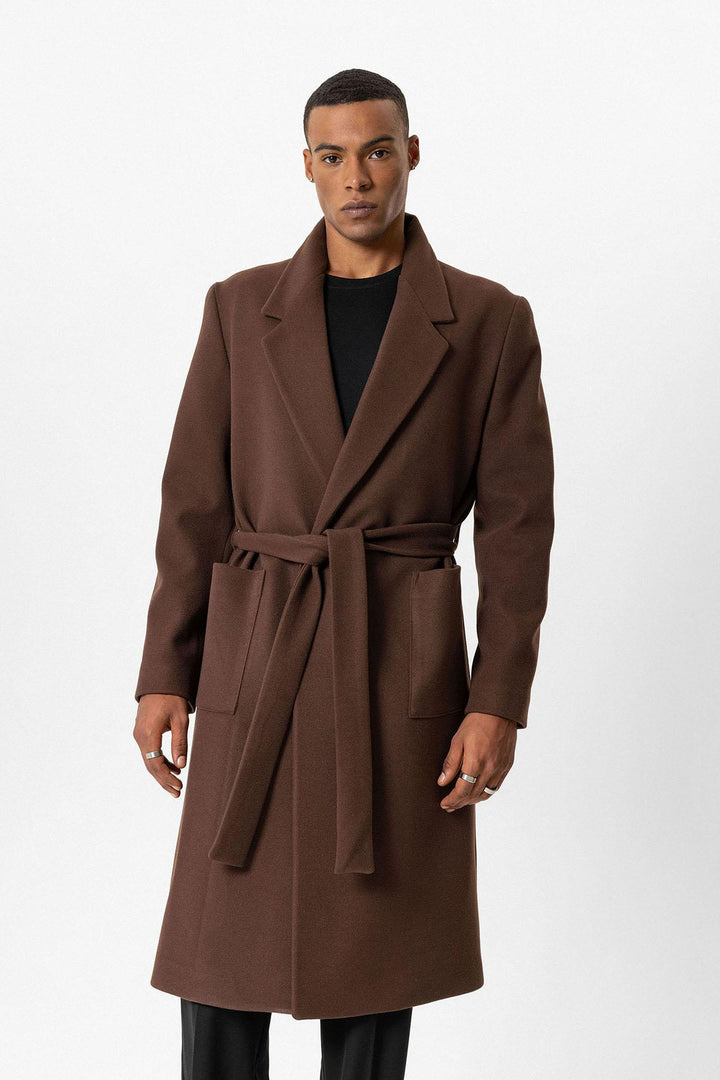 ANT Belted Bag Pocketed Men's Coat - Monclova
