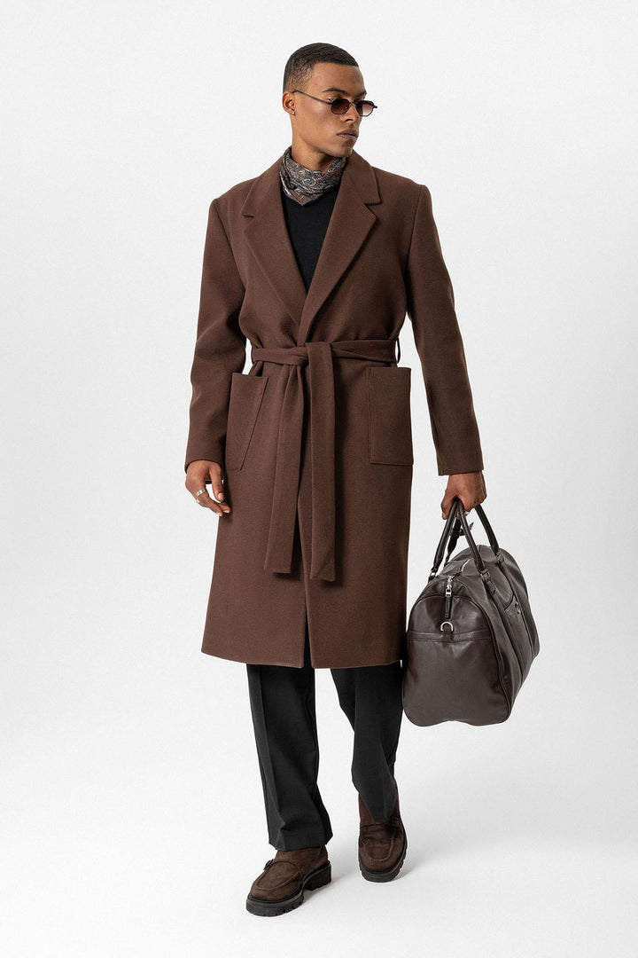 ANT Belted Bag Pocketed Men's Coat - Monclova