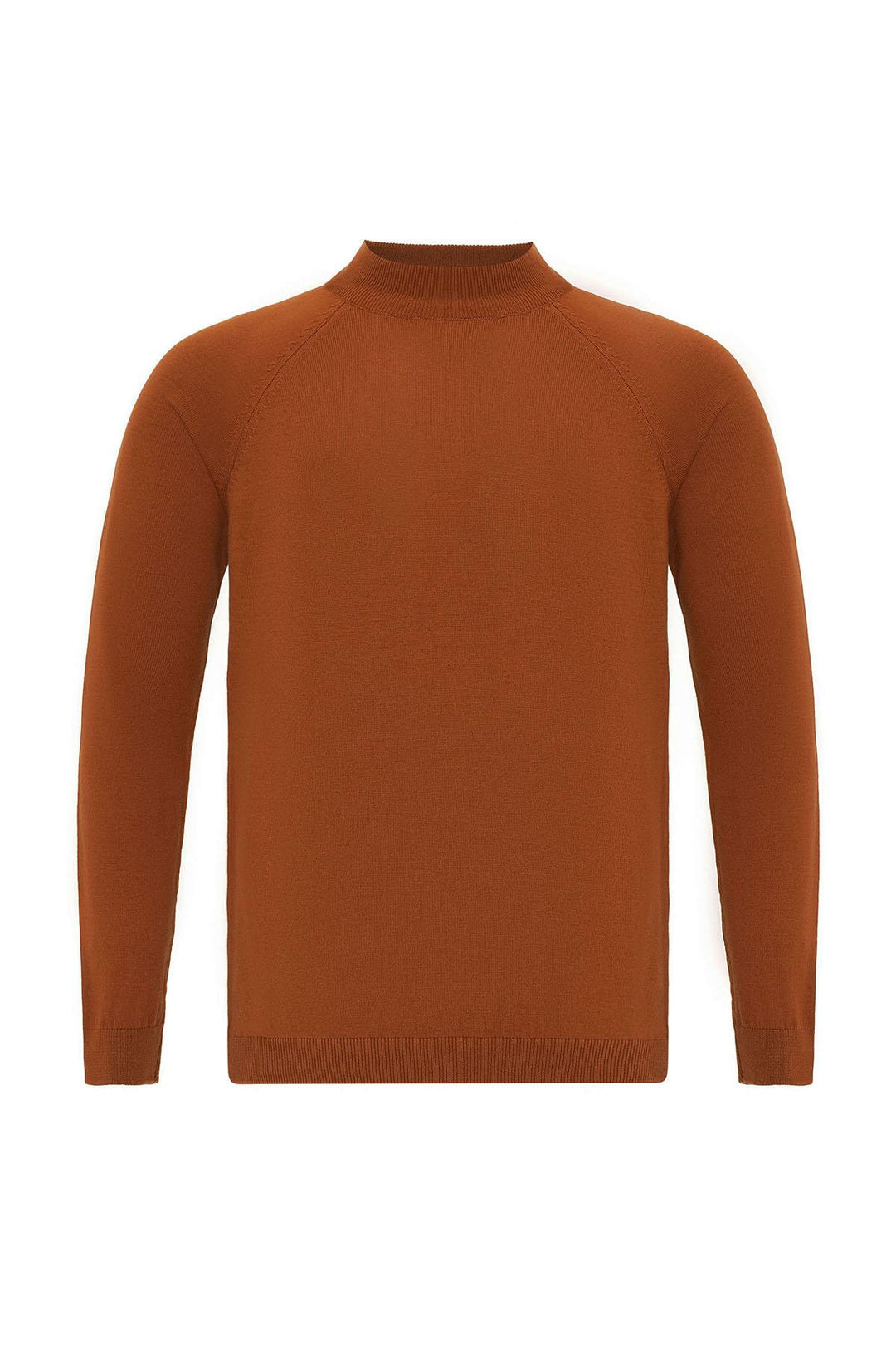 ANT Half Turtleneck Men's Knitwear - Brick