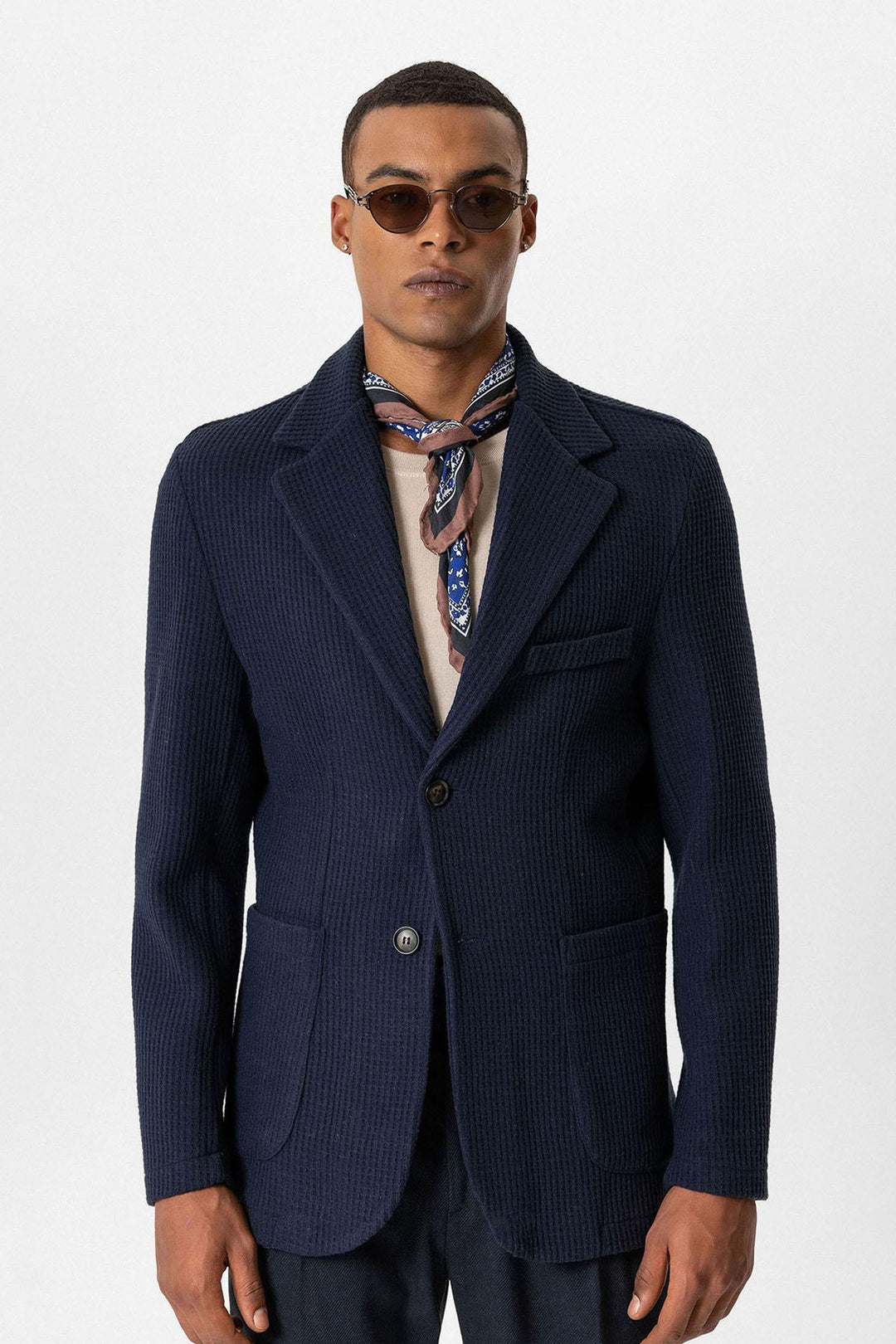 ANT Knitted Textured Men's Jacket - Clinton