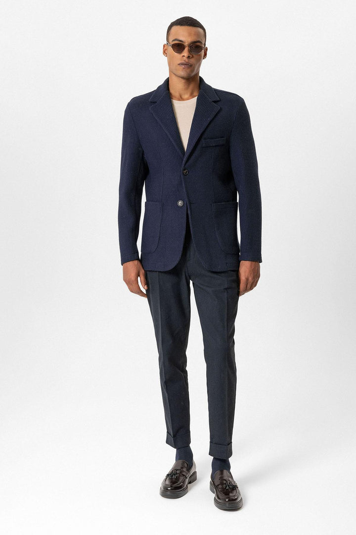 ANT Knitted Textured Men's Jacket - Clinton