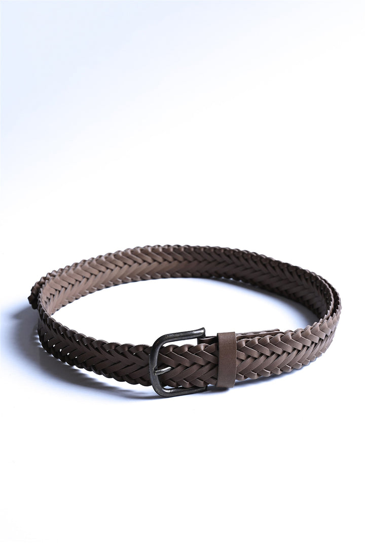 ANT Faux Leather Knitted Men's Belt - Glyfáda