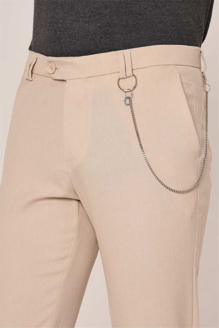 ANT Men's Slim Fit Straight Accessory Fabric Trousers - Sioux Falls