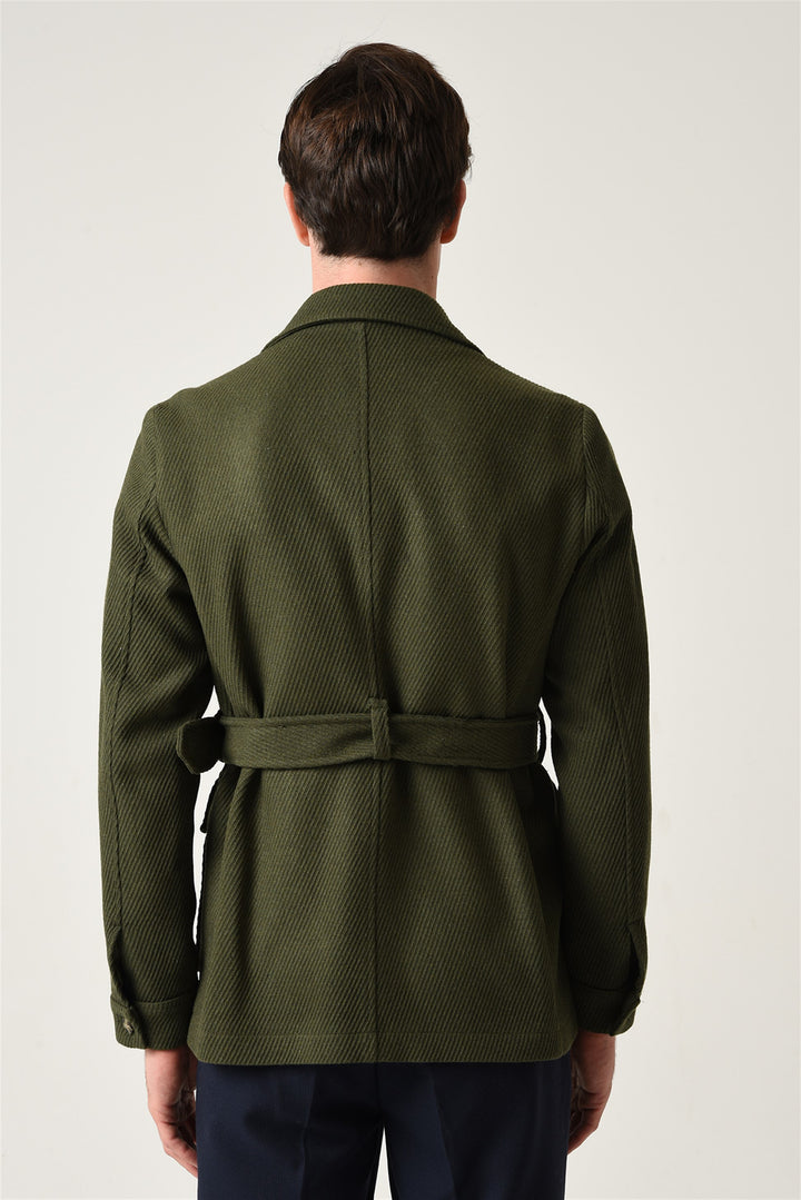 ANT Men's Camp  Collar Belt Detailed Seasonal Coat - Dakota Ridge