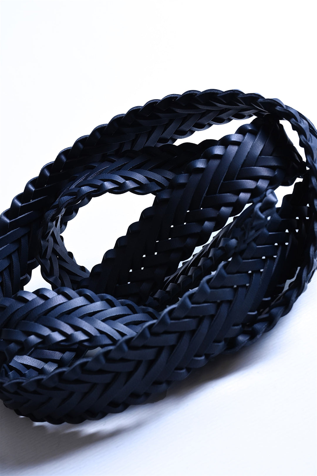 ANT Faux Leather Knitted Men's Belt - Lubbock
