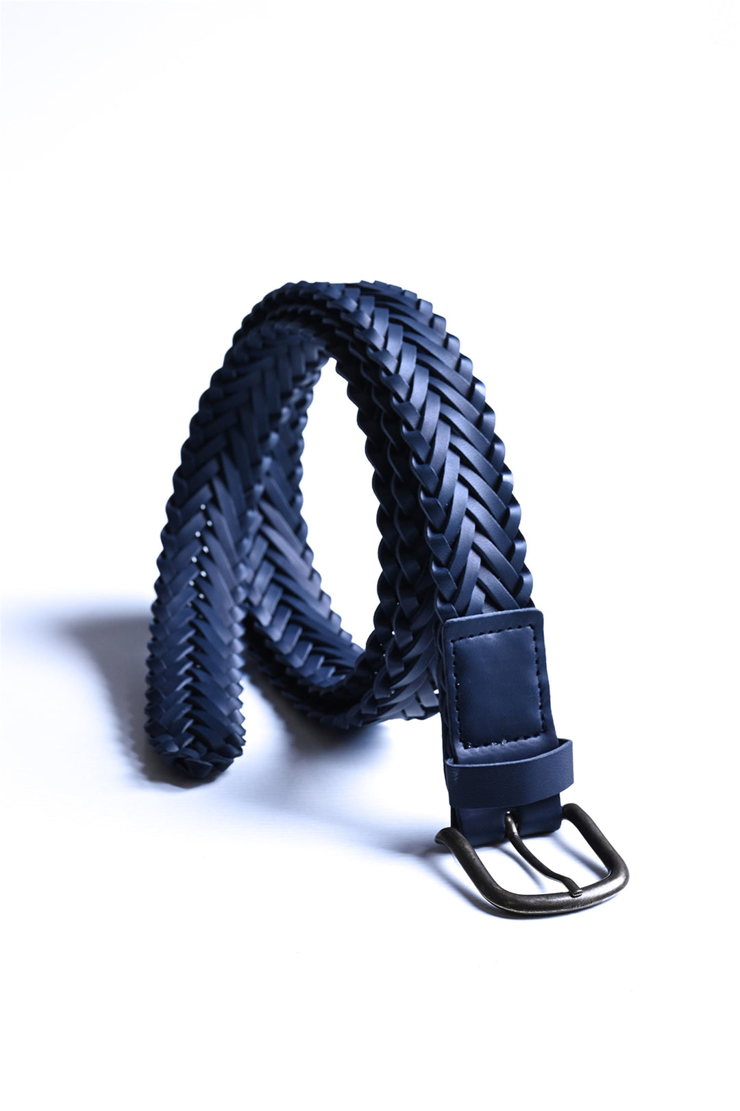 ANT Faux Leather Knitted Men's Belt - Lubbock