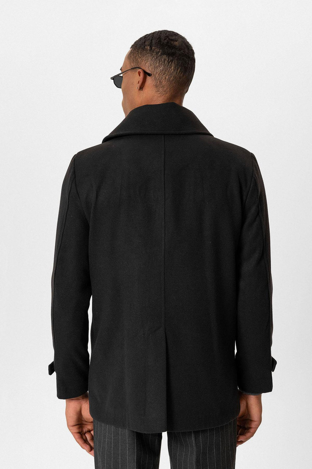 ANT Fur Collar Detailed Double Breasted Men's Coat - Neustadt