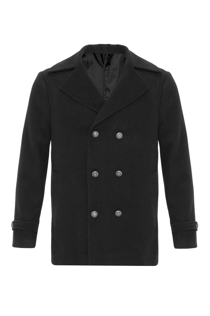 ANT Fur Collar Detailed Double Breasted Men's Coat - Neustadt