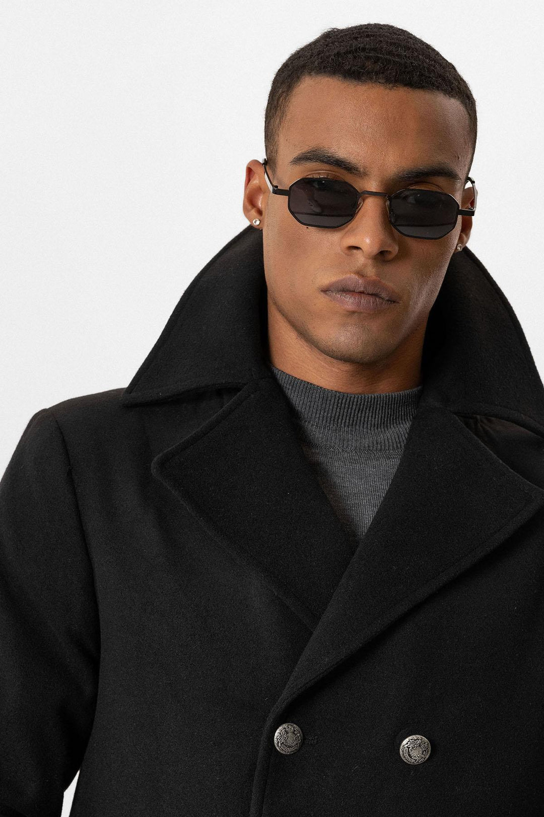 ANT Fur Collar Detailed Double Breasted Men's Coat - Neustadt