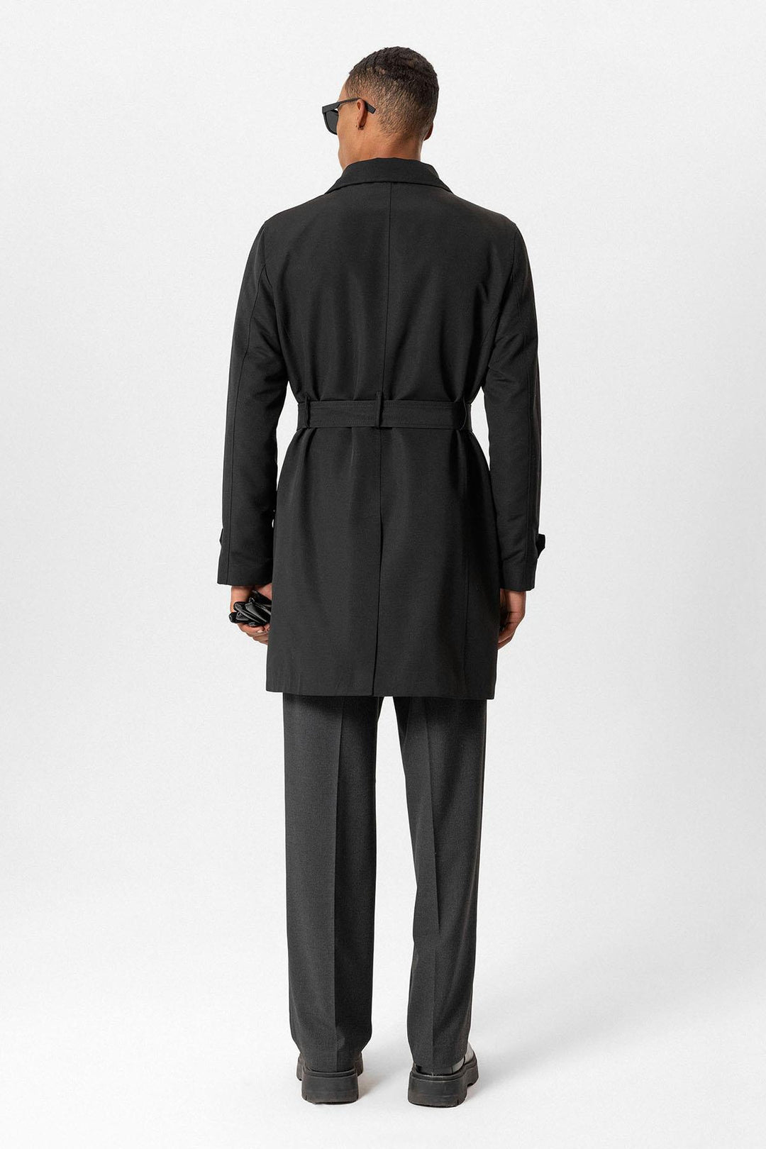 ANT Belted Double Breasted Trench Coat - Terre Haute