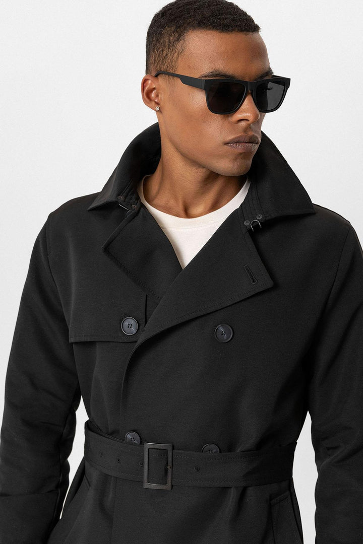 ANT Belted Double Breasted Trench Coat - Terre Haute