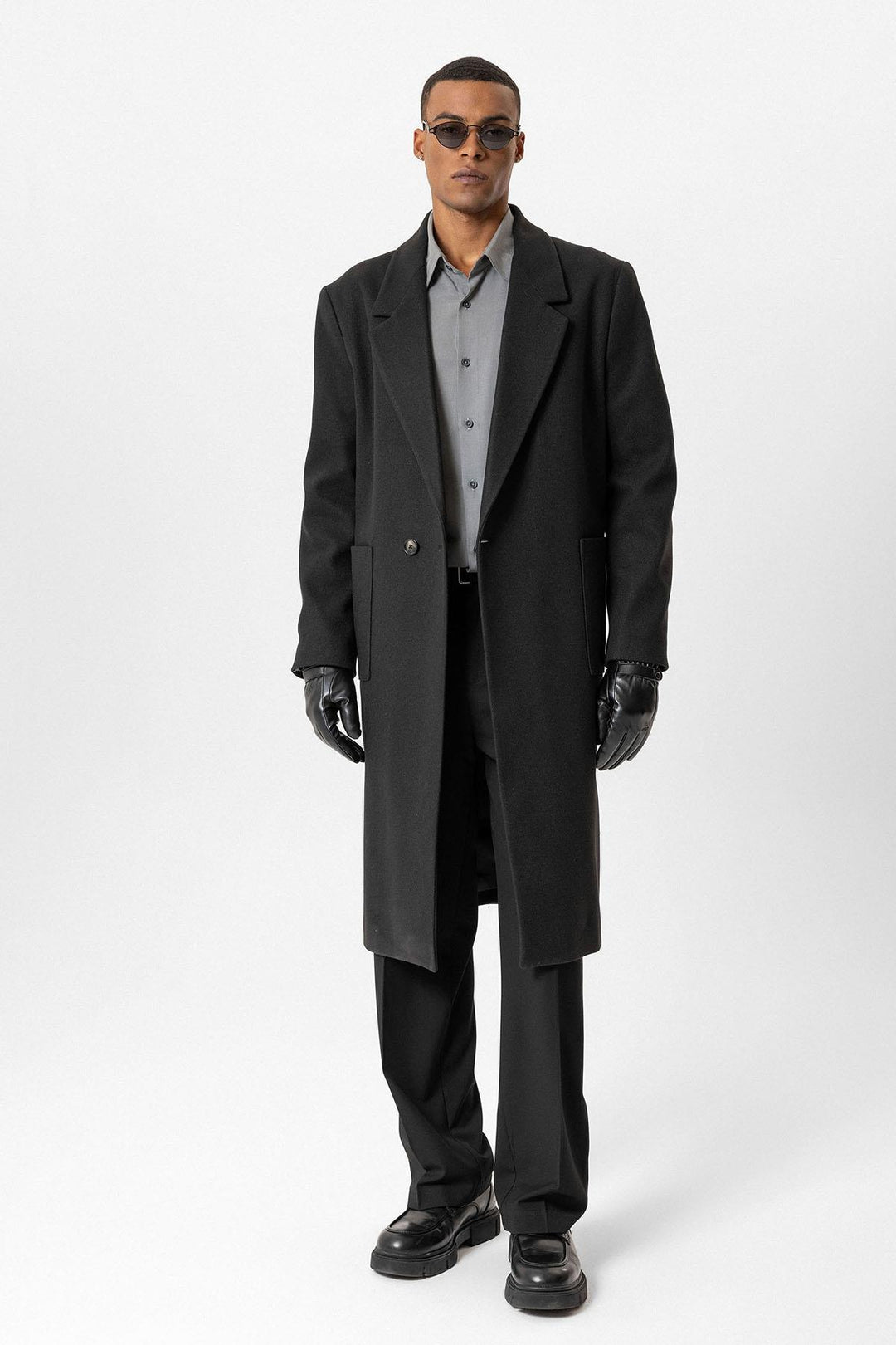 ANT Belted Bag Pocketed Men's Coat - Syracuse