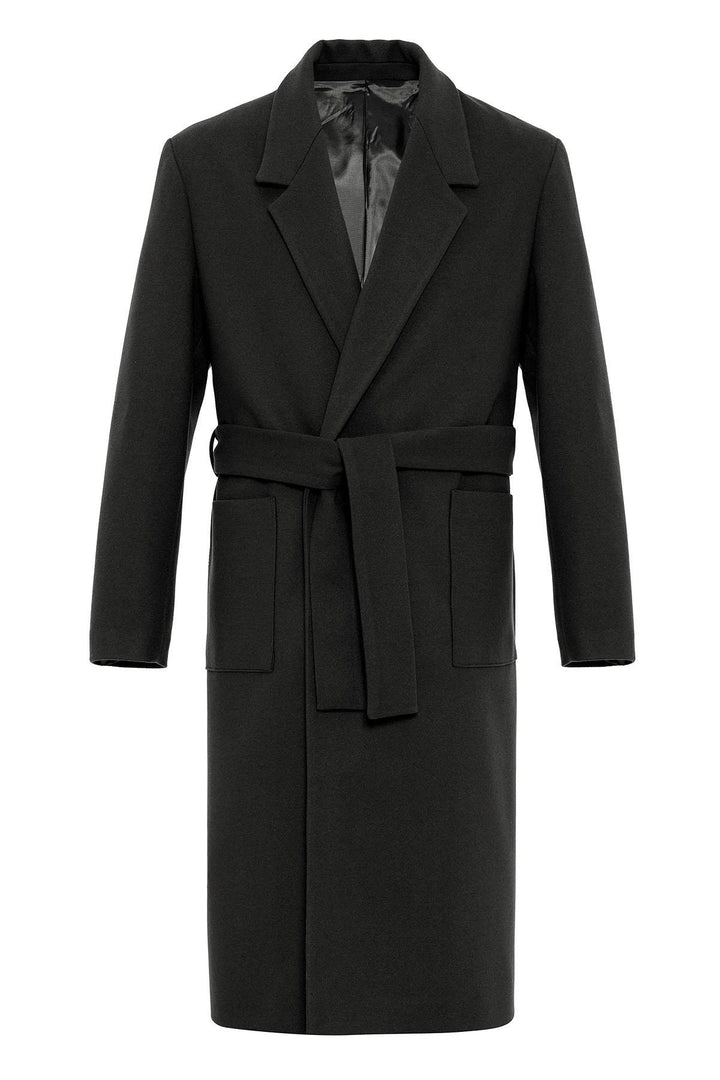 ANT Belted Bag Pocketed Men's Coat - Syracuse