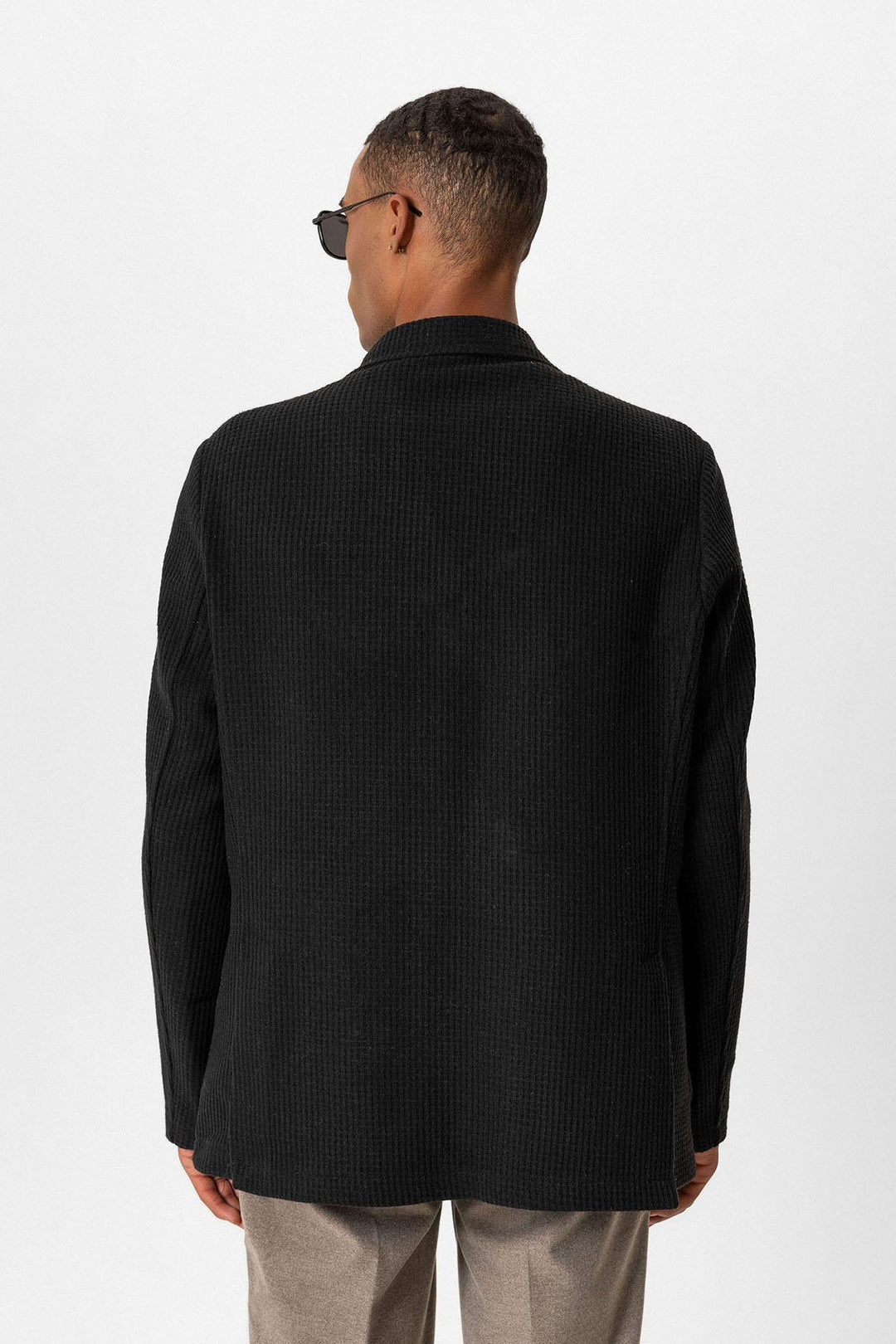 ANT Knitted Textured Men's Jacket - Andújar