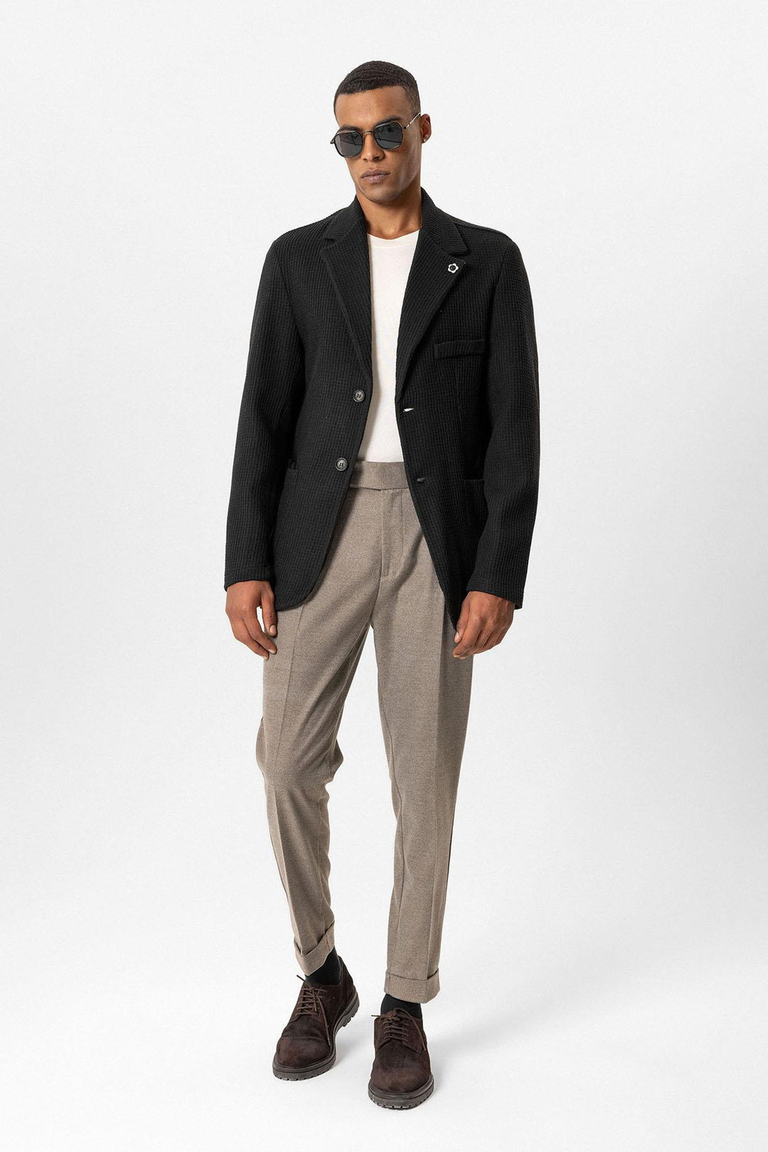 ANT Knitted Textured Men's Jacket - Andújar