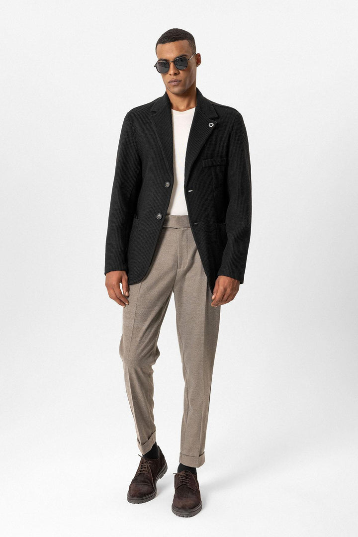 ANT Knitted Textured Men's Jacket - Andújar